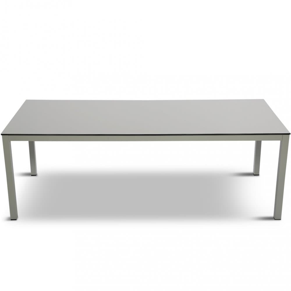 Underhållsfritt matbord i högtryckslaminat och aluminium - 220cm