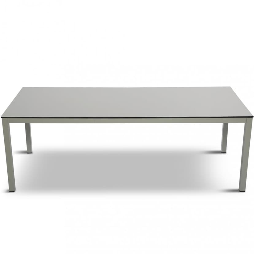 Underhållsfritt matbord i högtryckslaminat och aluminium - 220cm