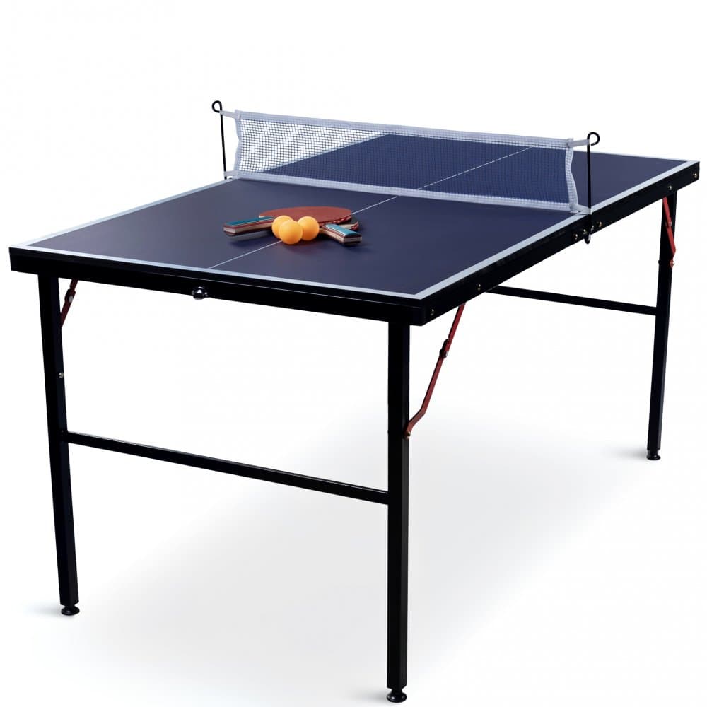 Mini pingisbord | 137x76 cm | Inkl nät, 2 racketar & bollar | Hopfällbart