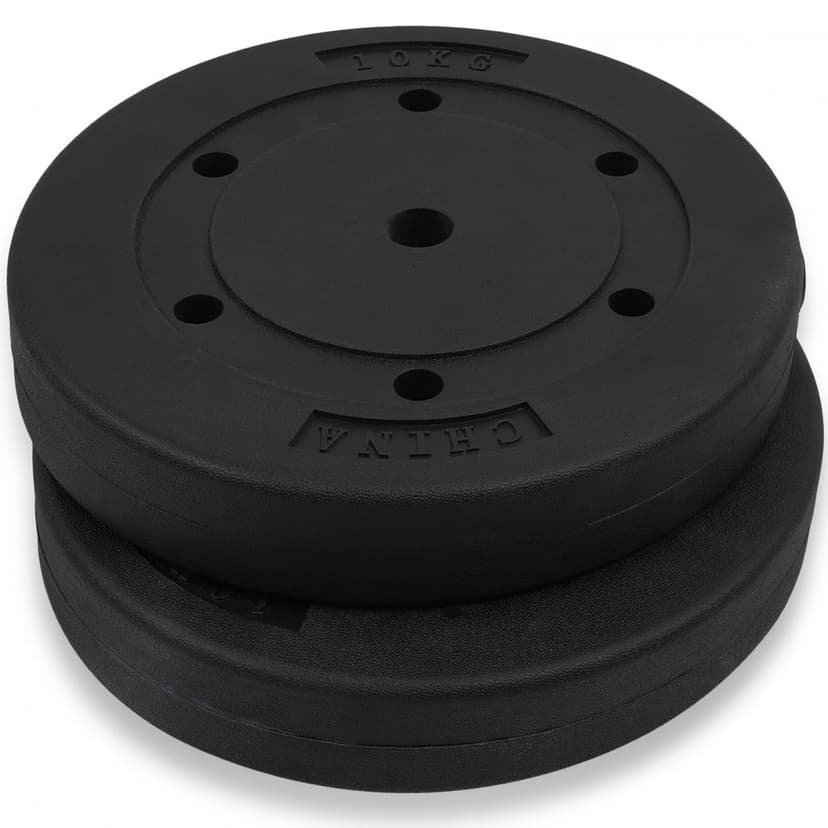 Fria vikter 2x10kg, 25mm | Till hantlar/skivstång