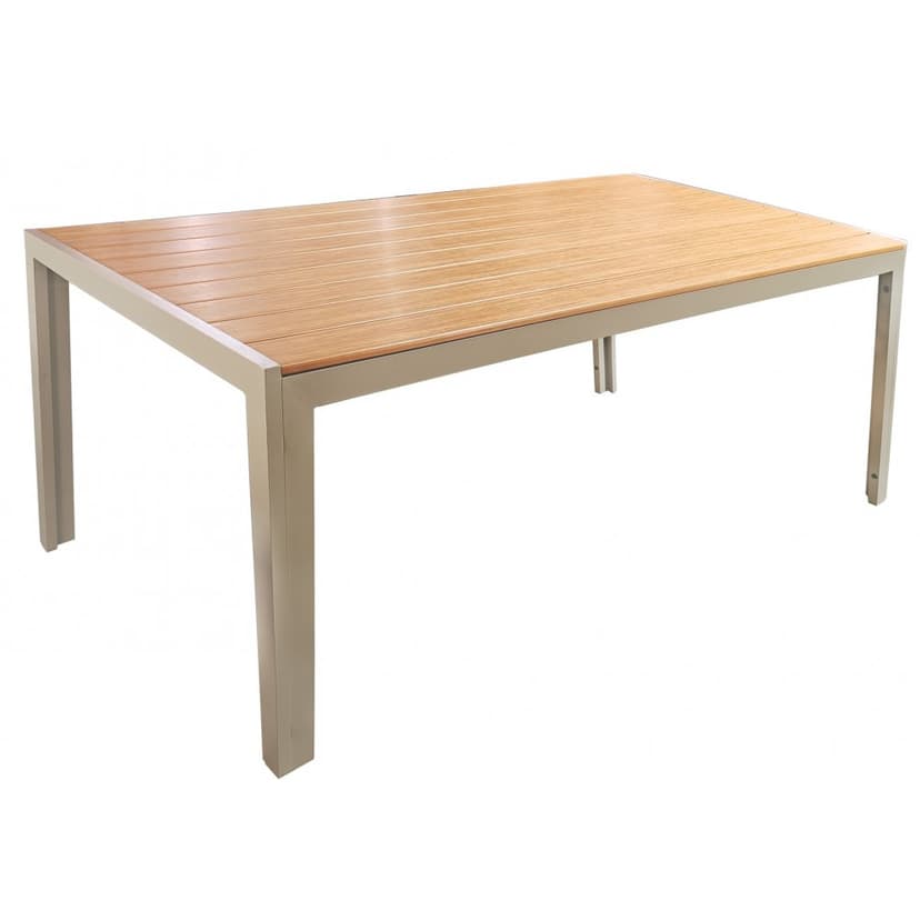 Matbord för utomhusbruk | 205x90cm | Beige | Las Vegas