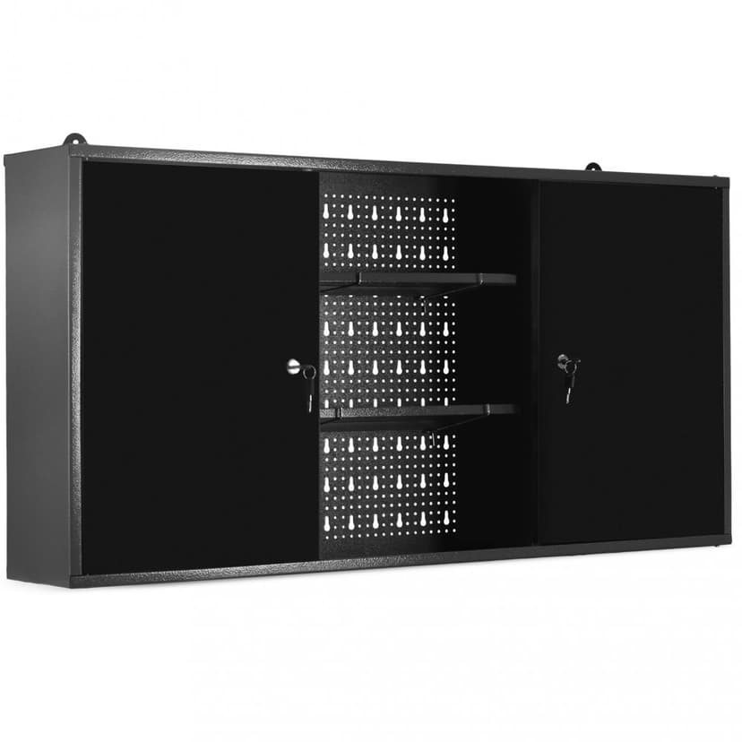 Verktygshylla med dubbla skåp