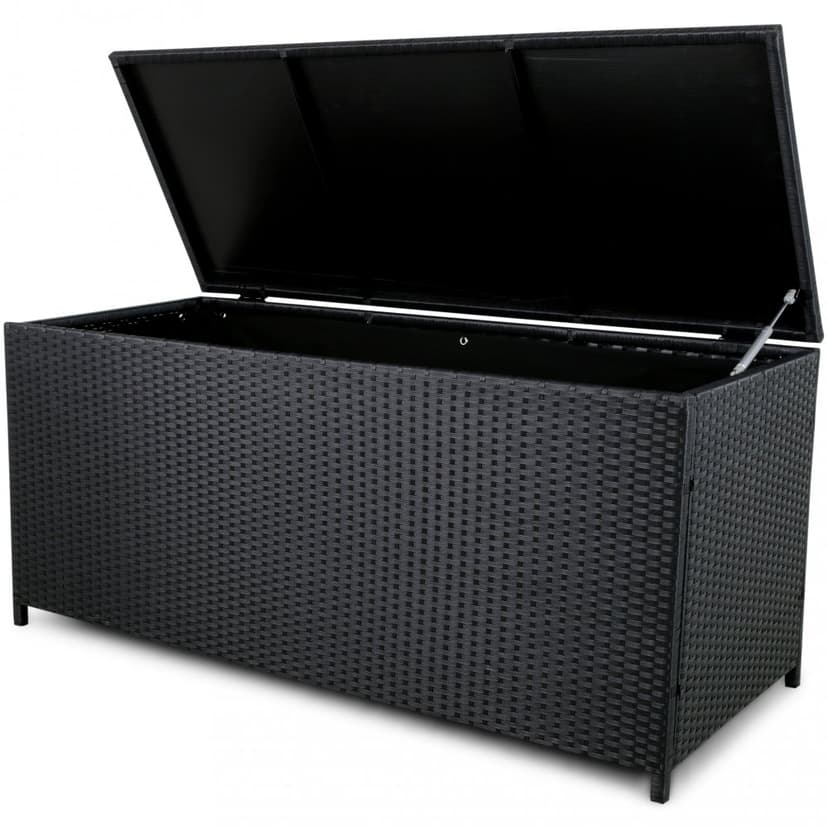 Dynbox i konstrotting till utemöbler | 420L | Svart