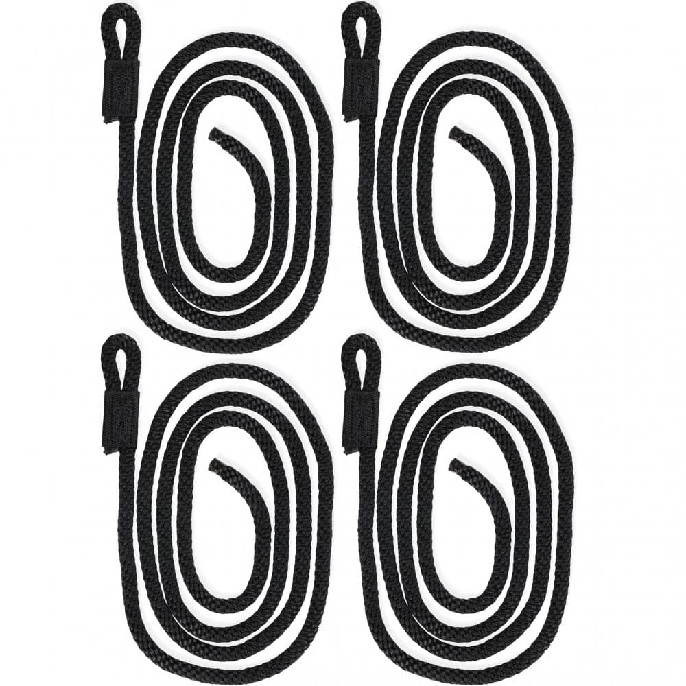 Svart fenderlina | 4-pack | Splitsad ögla