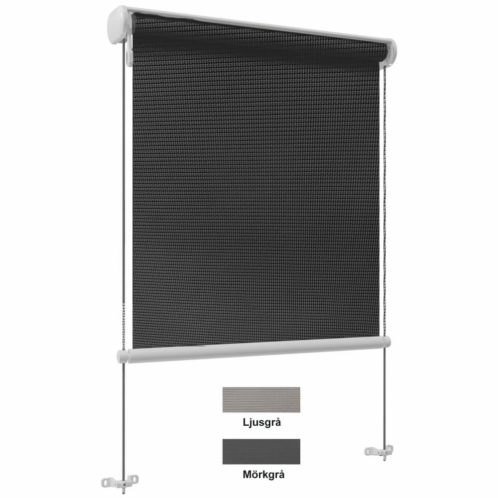 Motorstyrd vertikalmarkis 5x2,5m | Trådlös fjärrkontroll | Metalcraft
