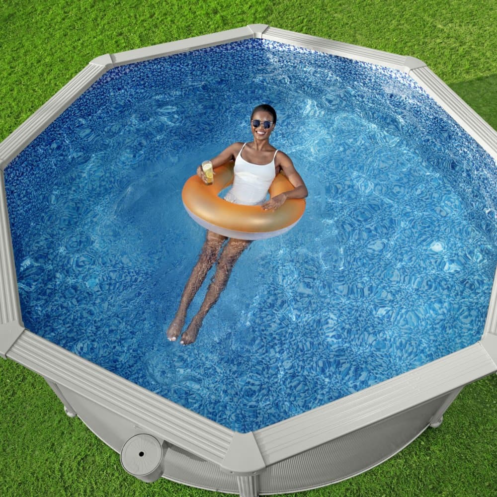 Bestway stålväggspool Ø3,66m - 1,22m djup | Hydrium (56574)