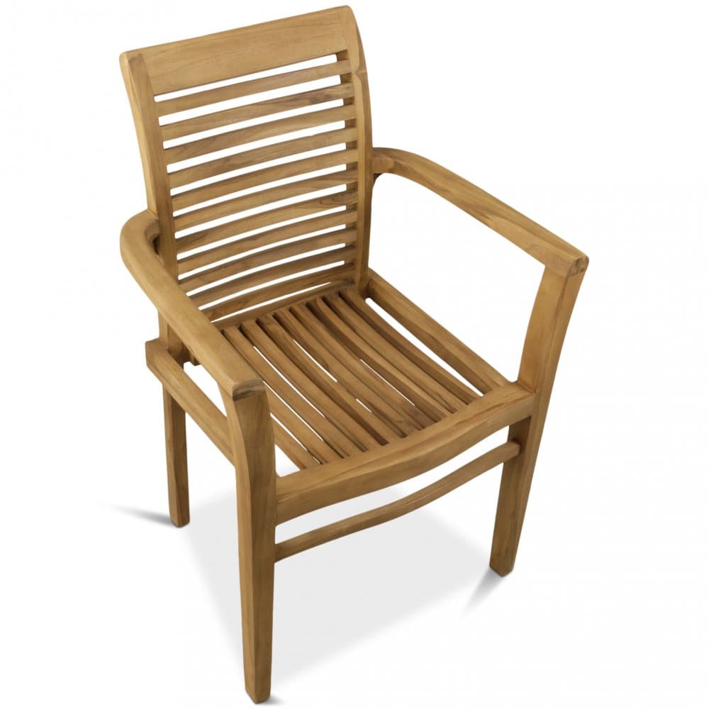 Utestolar i teak 4-pack |  Premiumkvalitet & tidlös stil | Utö