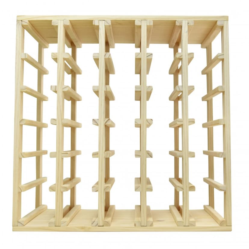 Rutnäts vinhylla för 30 Flaskor | 60x60 cm | Arvino