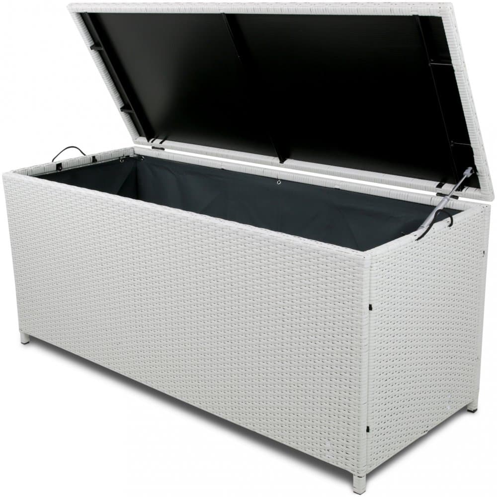 Dynbox i konstrotting till utemöbler | 420L |  Vit