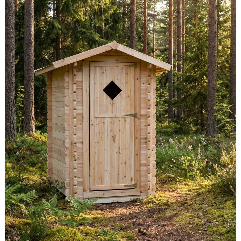 Utedass | Utetoalett i trä | Fri frakt