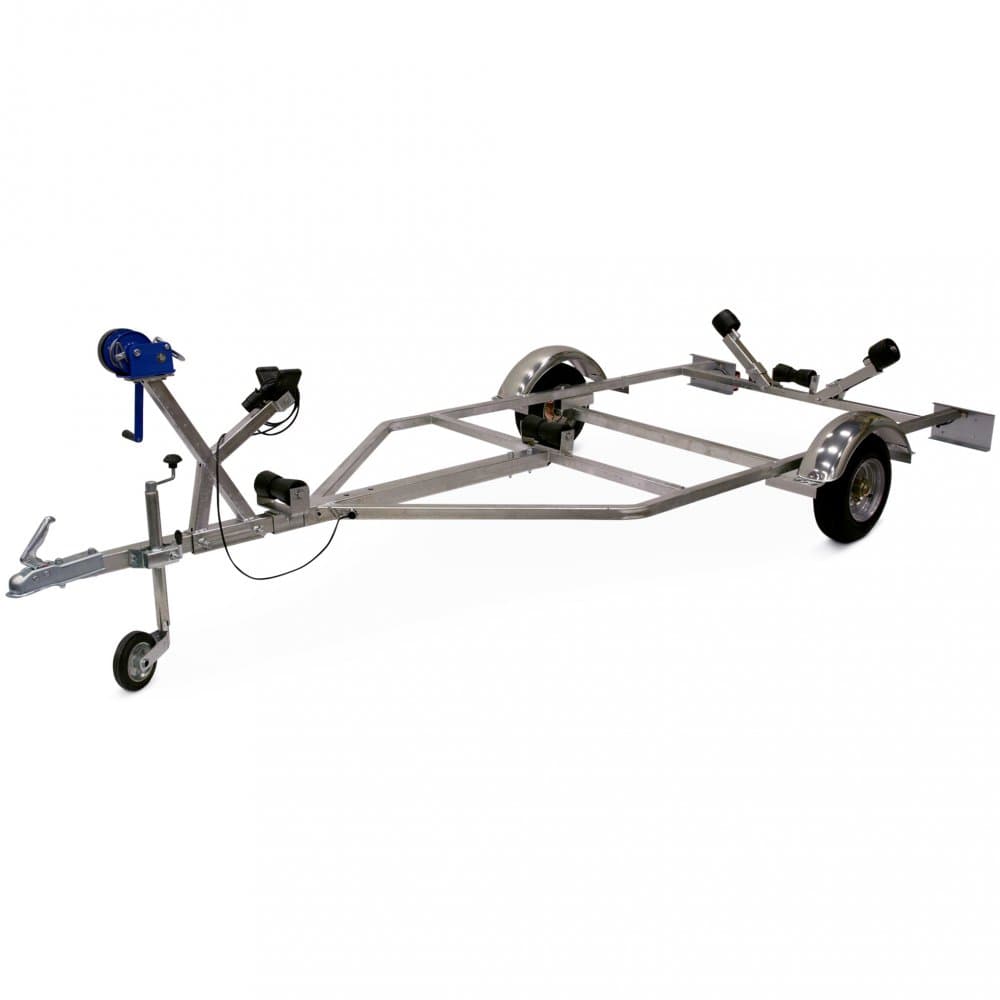 Båttrailer med vinsch | Maxlast 600kg | 433x168cm