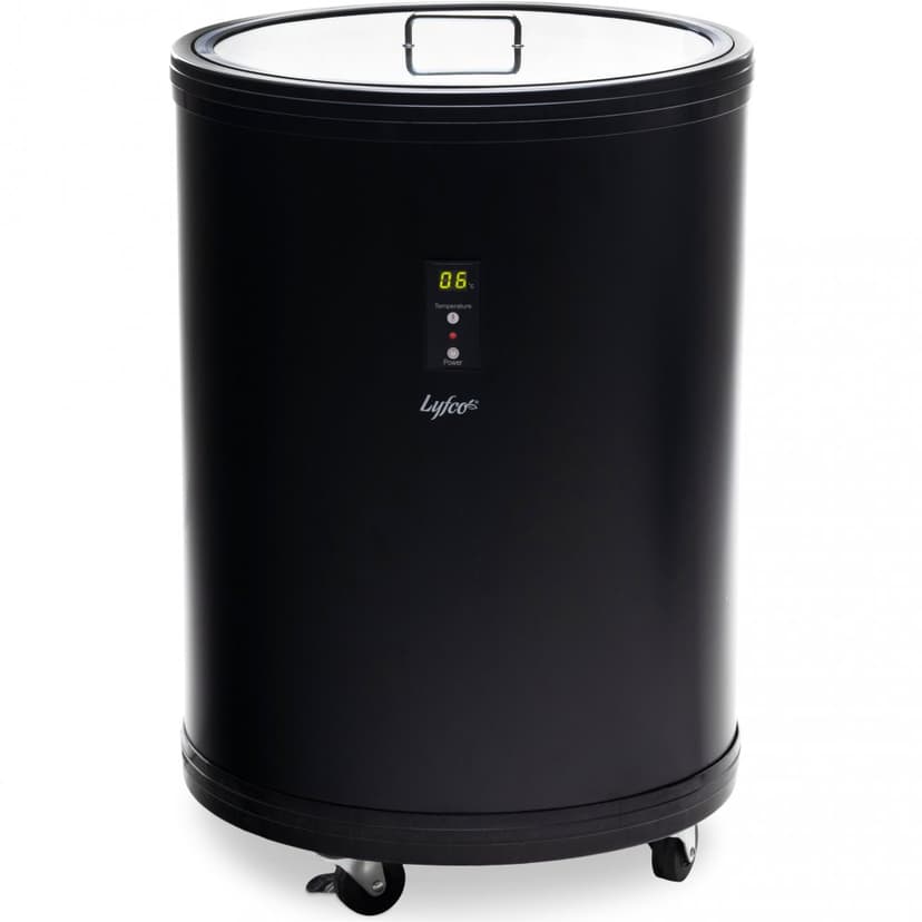 Party cooler | För 40 burkar | Tystgående | Svart