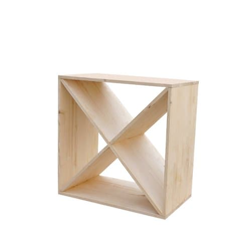 Vinbox i trä för 24 Flaskor | 60x60 cm | Arvino
