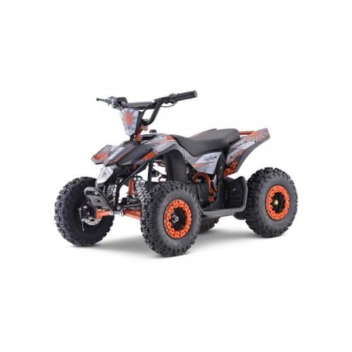 El fyrhjuling | ATV för barn 1000W | Svart/orange