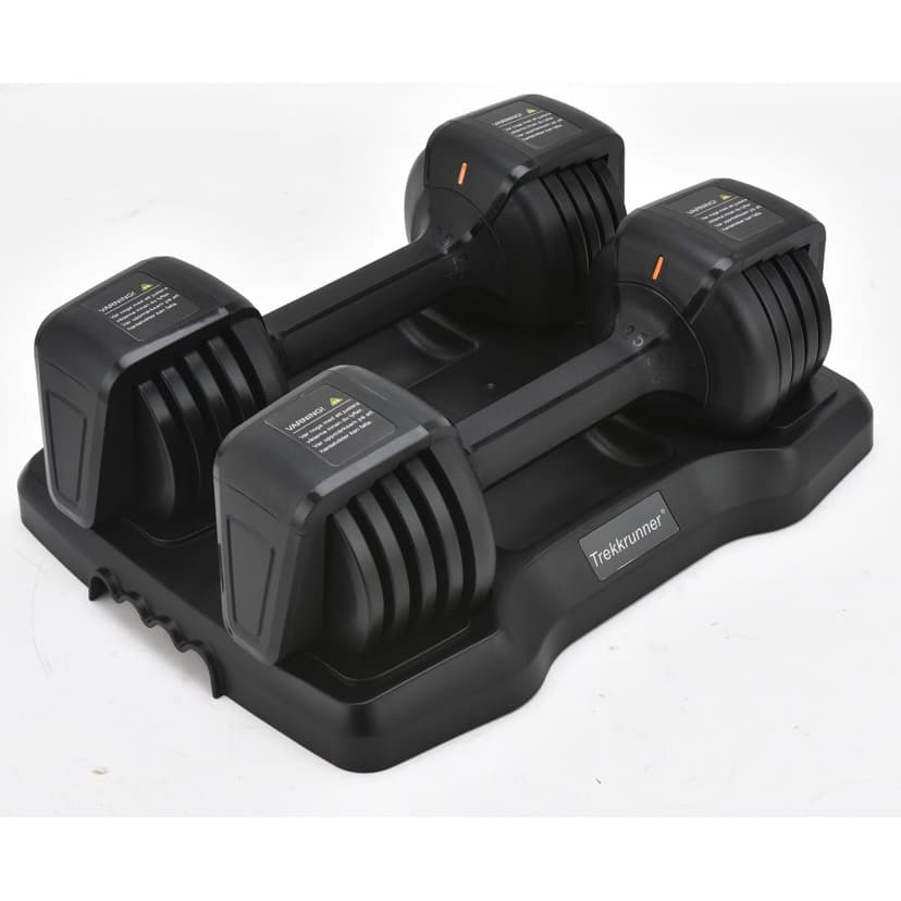 Justerbara hantlar 2x5,6 kg | Flera nivåer | Trekkrunner