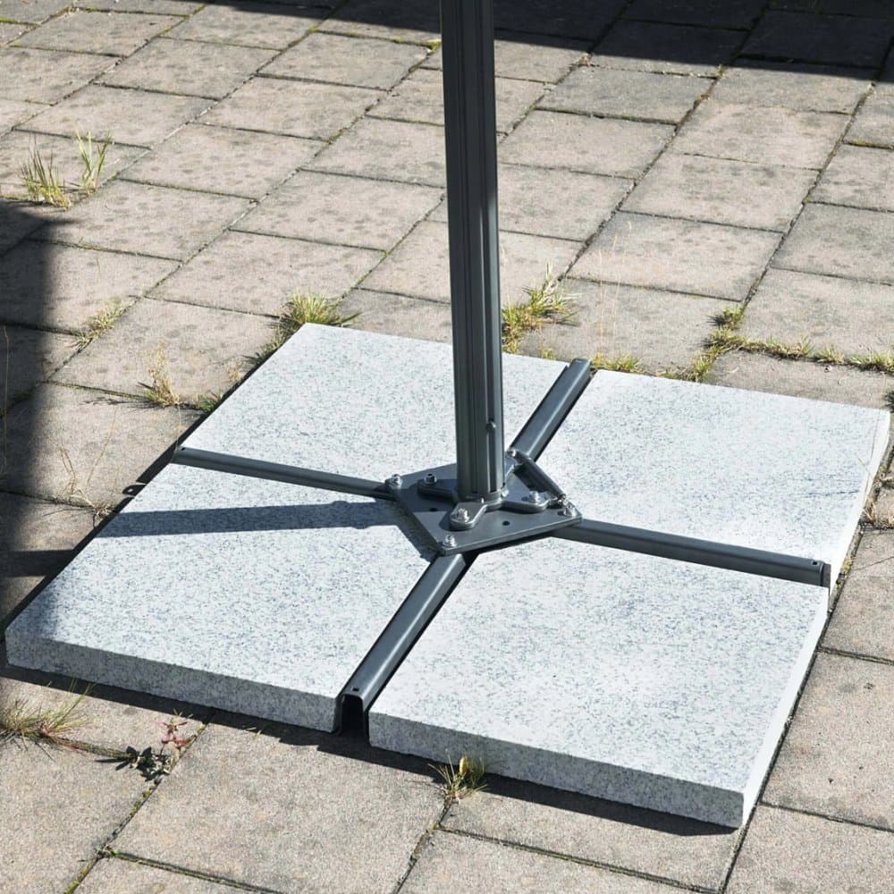 Parasollvikter i granit | 4x25kg