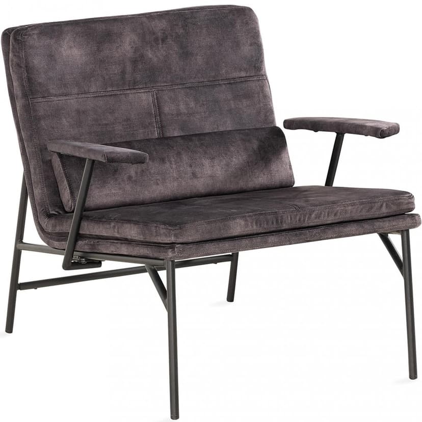 Fåtölj i brun sammet | Versoix