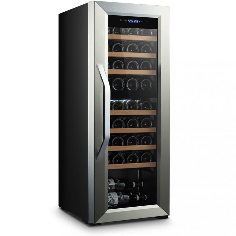 Vinkyl 2 temperaturzoner | 36 flaskor | Tystgående | 42cm bred