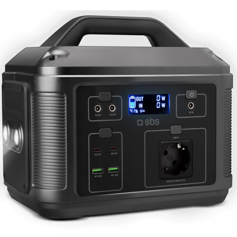 Kraftfull Power Station 600W 120000mAh | Ladda 7 enheter samtidigt
