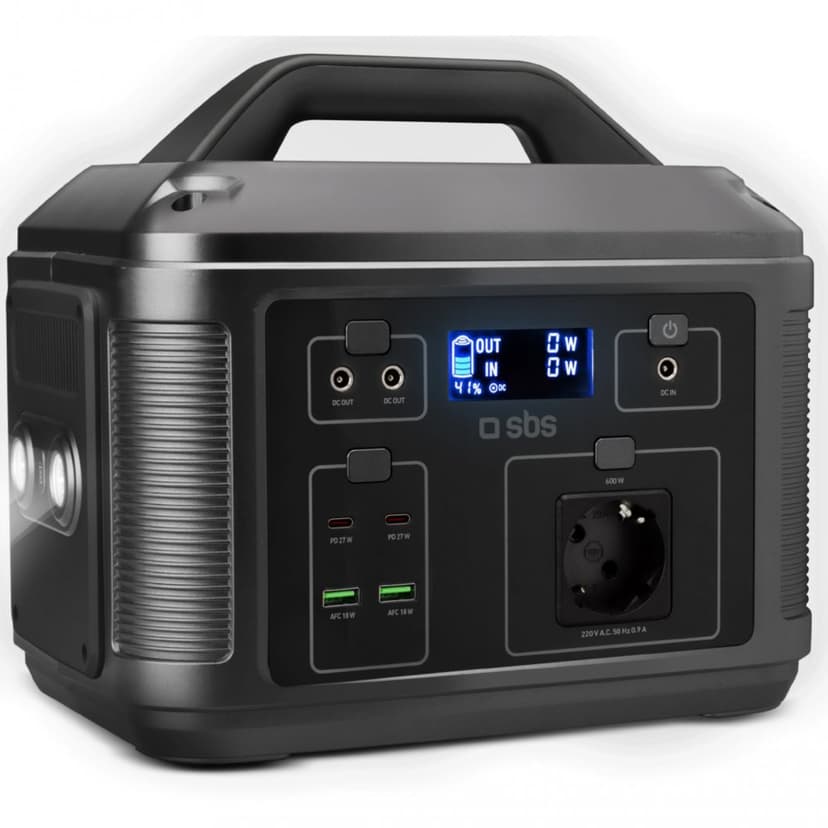 Kraftfull Power Station 600W 120000mAh | Ladda 7 enheter samtidigt