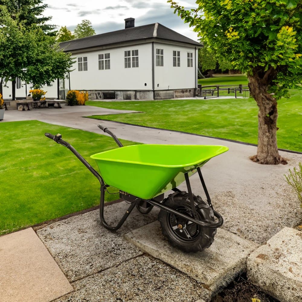 Eldriven skottkärra 550W | 150kg lastkapacitet