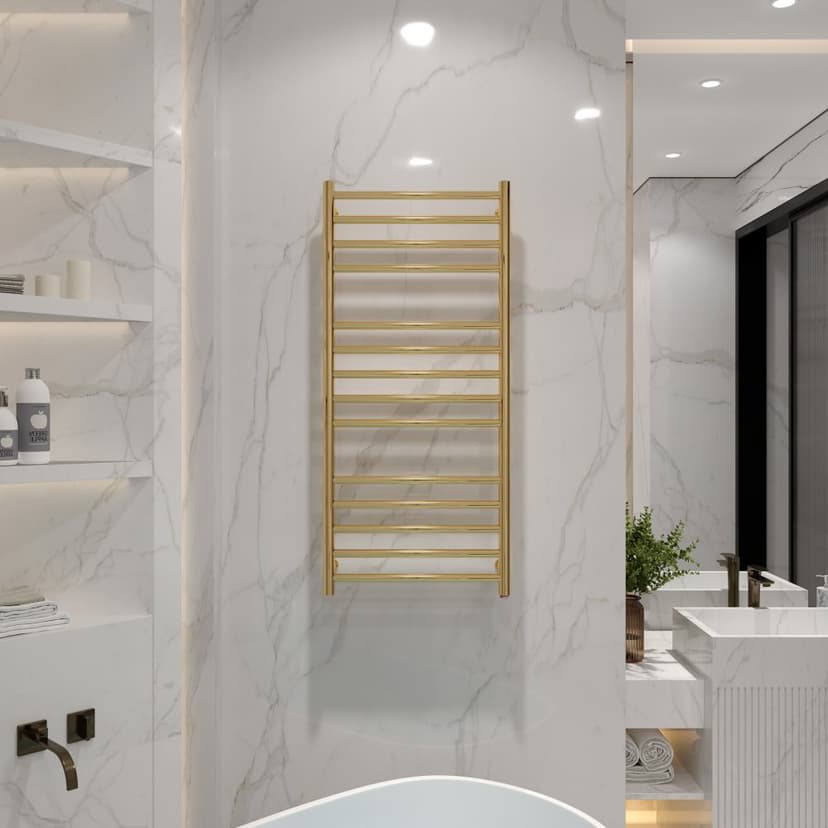 Elektrisk handdukstork 52x110x12cm | Mässing