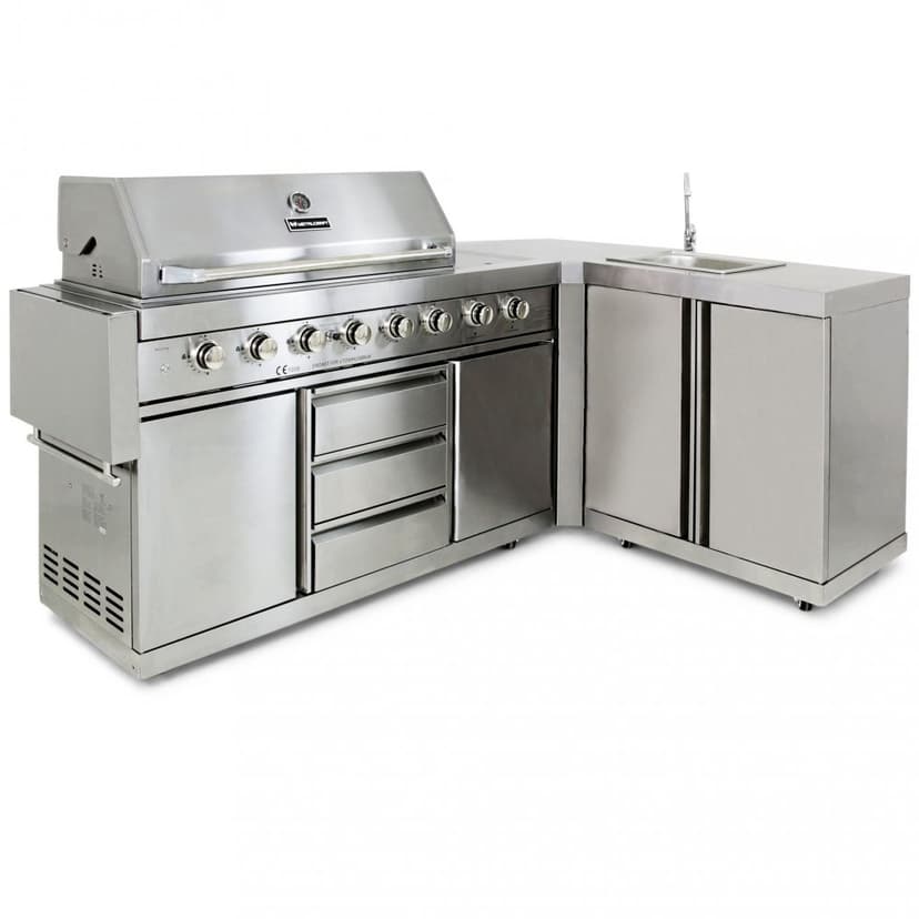 Hörnmodul till utekök/gasolgrill