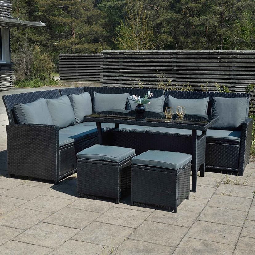 Exklusiv loungegrupp | Inbyggd förvaring | Lyfco Tanumshede