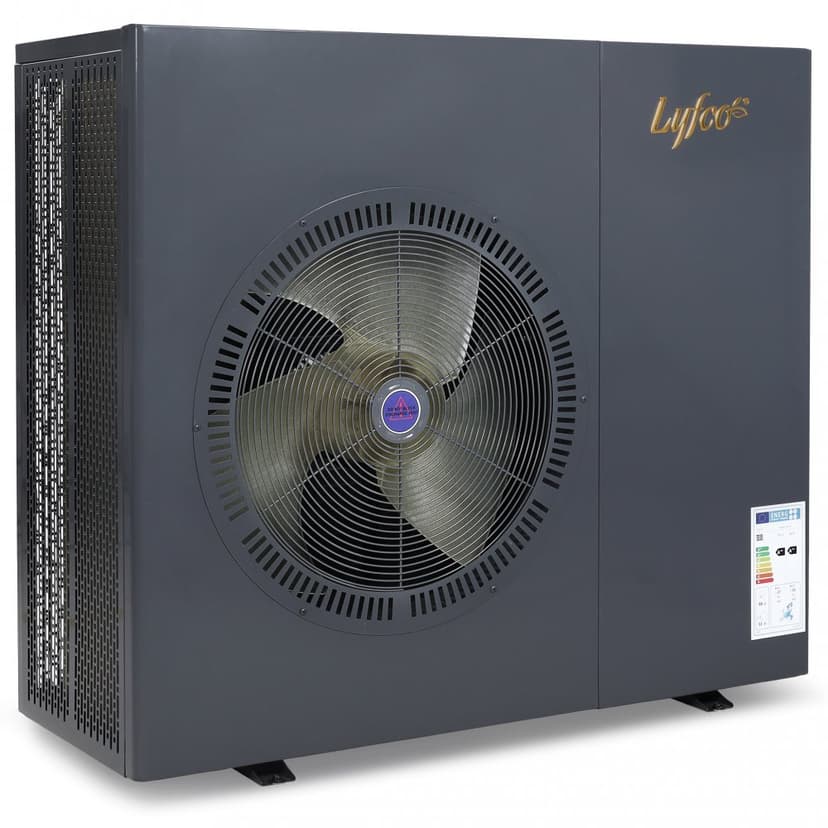 Luft/vatten Värmepump 16kW | Värmer 220m² | Klarar -30°C | Inverter | WiFi