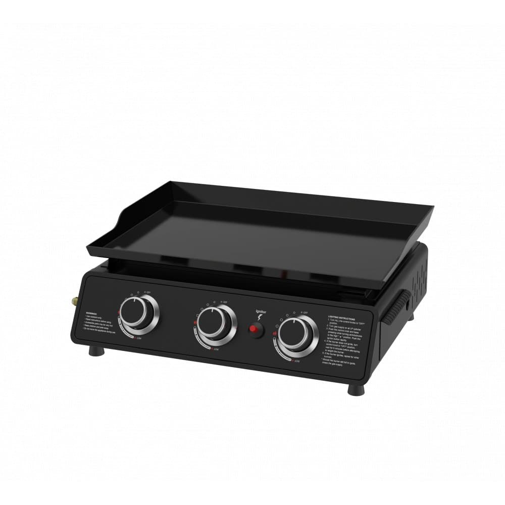 Portabel stekhäll | Stekbord med 3 brännare för smidig grillning | CampMate