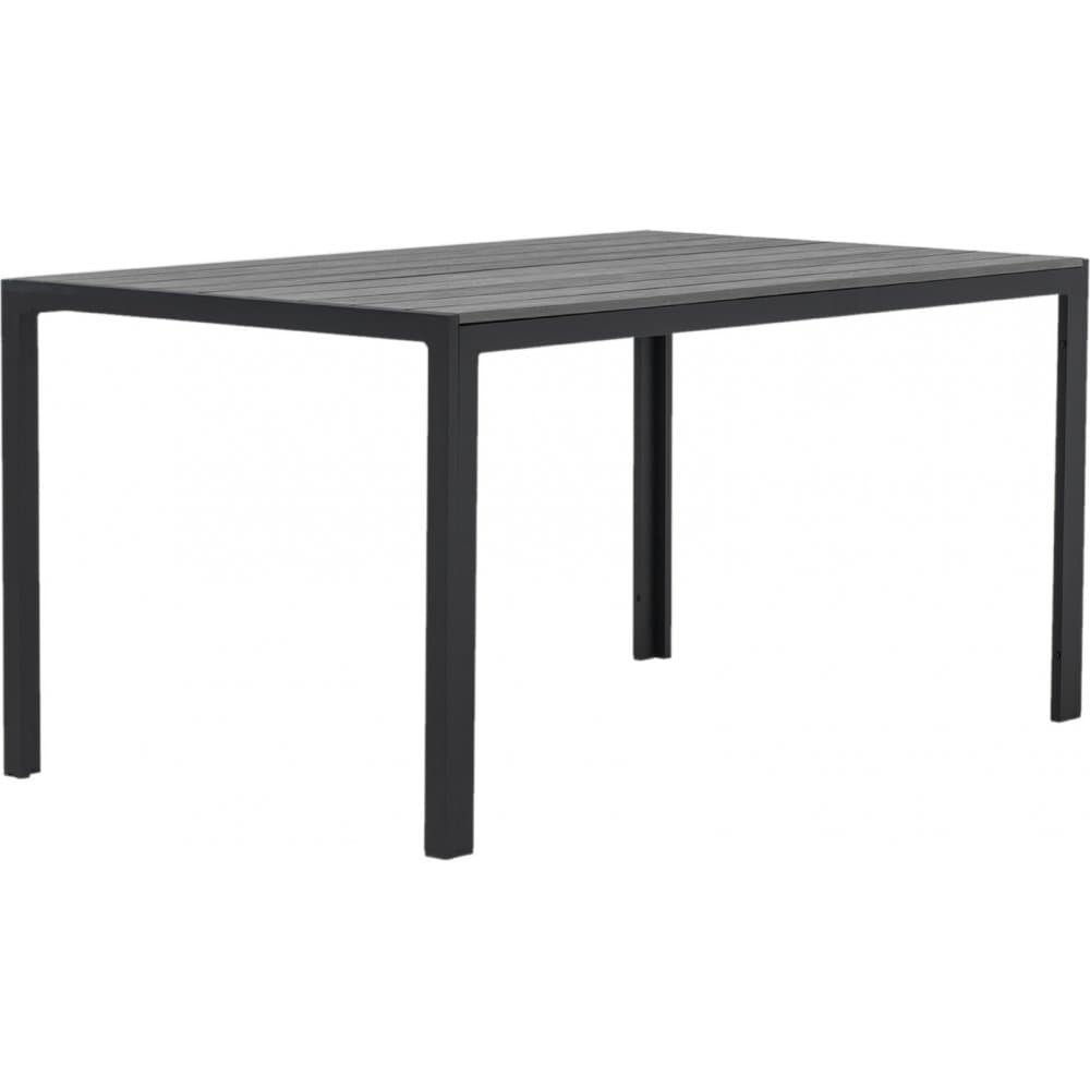 Las Vegas utebord 150x90 cm | Svart / Grå