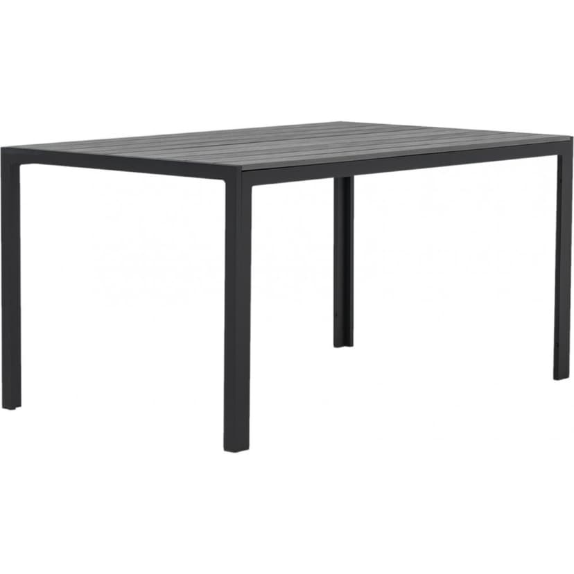 Las Vegas utebord 150x90 cm | Svart / Grå