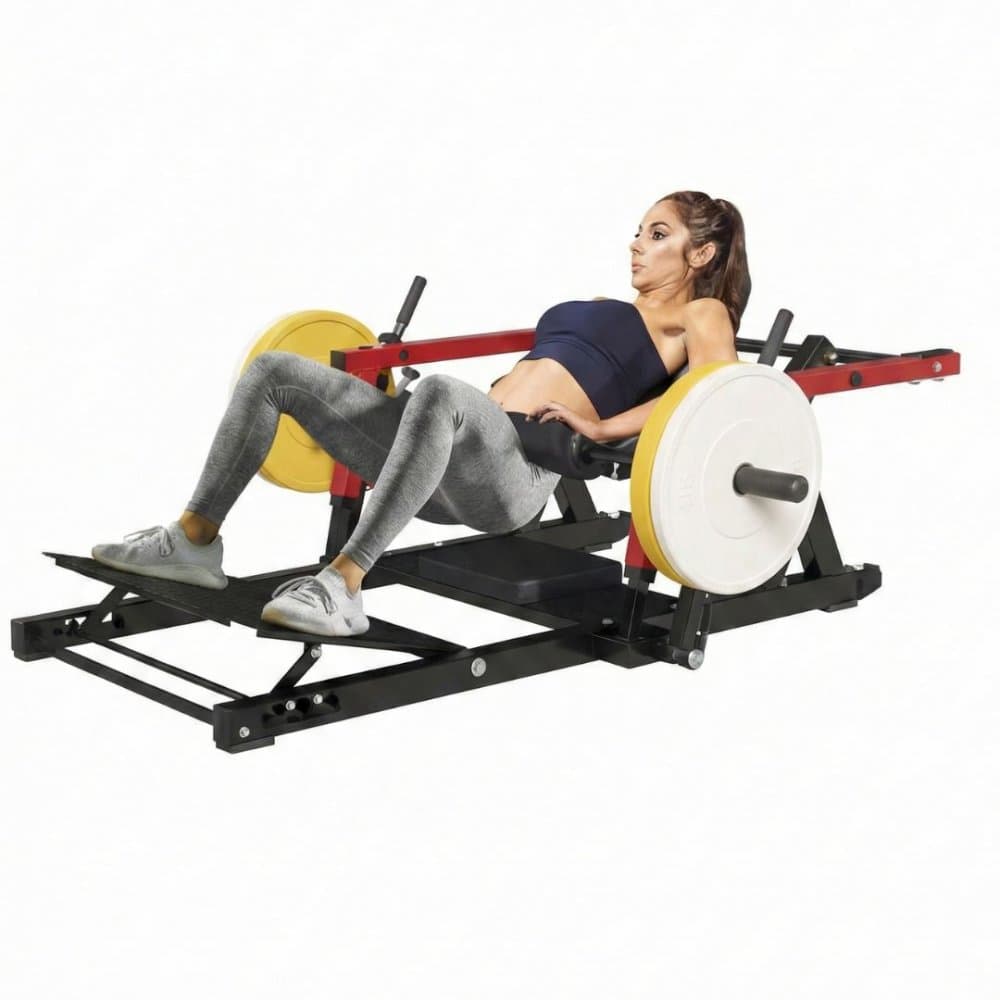 Hip Thrust-maskin | Styrketräningsmaskin i stål för gluteus | Trekkruner