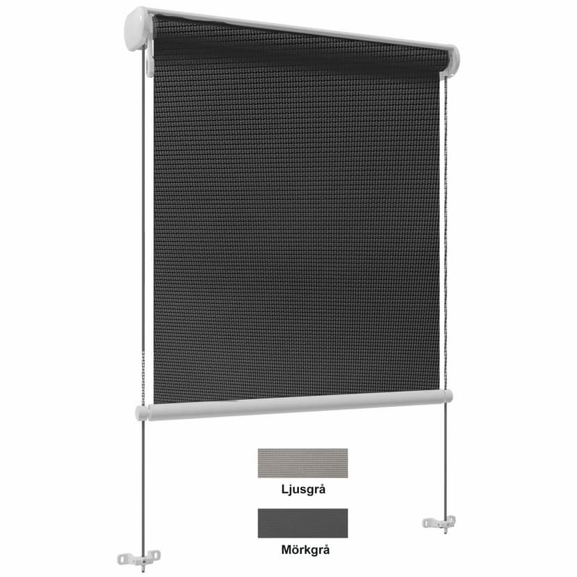 Vertikalmarkis/Balkongmarkis med fjärrkontroll 3x2,5m (Lagerutförsäljning)