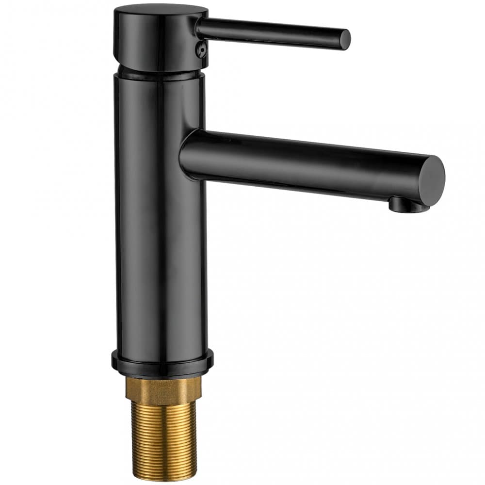 Tvättställsblandare i mässing | Mila - Svart