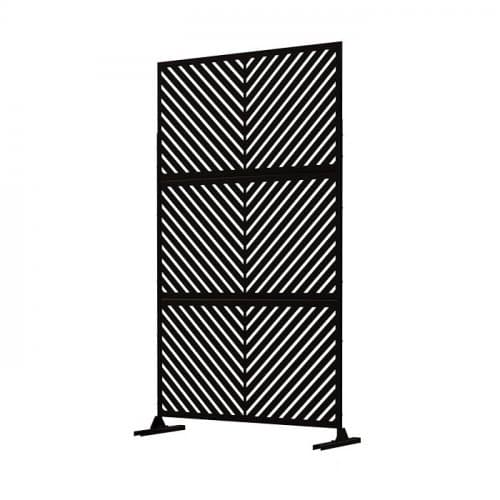 Insynsskydd | Inredningsskärm | 120x184 | Svart