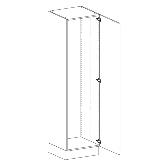 HÖGSKÅP HB40L 40CM HÖJD 210CM HÖGSKÅP EX LUCKA | Beijerbygg Byggmaterial