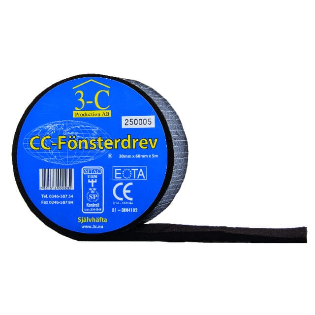 FÖNSTERDREV 30X60MM 5M SJÄLVHÄ EXPANDERANDE DREV TJ:30MM (40) | Beijerbygg Byggmaterial