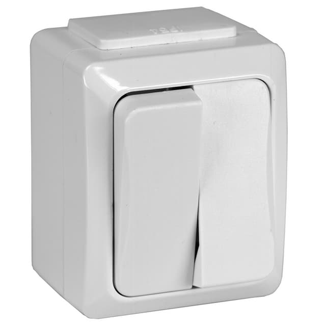 STRÖMBRYTARE KRON IP44 VIT (5) | Beijerbygg Byggmaterial