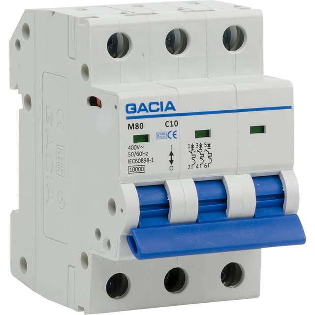 AUTOMATSÄKRING 3 POL 25A 10KA C 3 MODULER | Beijerbygg Byggmaterial