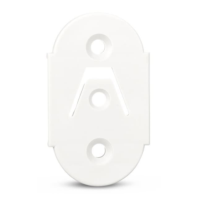 GÅNGJÄRNSBRICKA ID PLAST VIT 1/6540 | Beijerbygg Byggmaterial