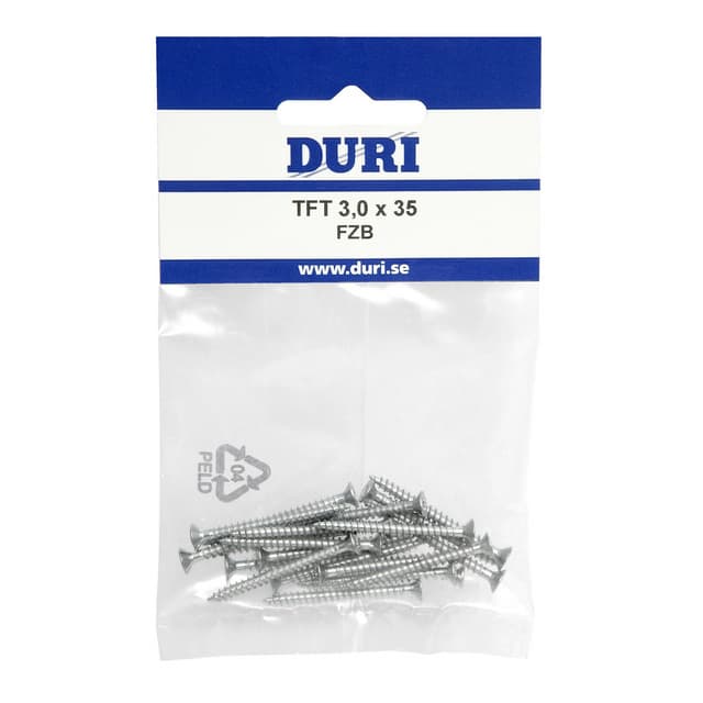 SKRUV TFT TORX FÖRZINK 3X35MM 20ST/PÅS | Beijerbygg Byggmaterial