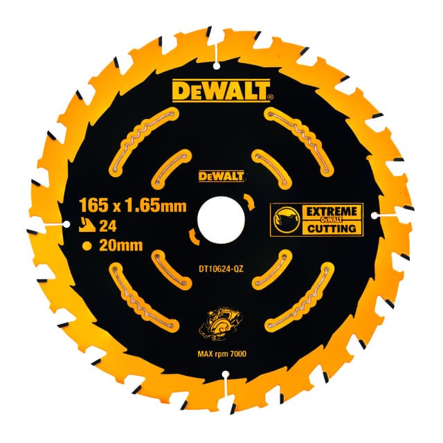 CIRKELSÅGSKLINGA 24T 165X20MM TILL B DT10624 | Beijerbygg Byggmaterial