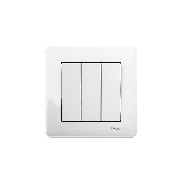 STRÖMBRYTARE 3X1POL EXXACT INF VIT BLISTER | Beijerbygg Byggmaterial