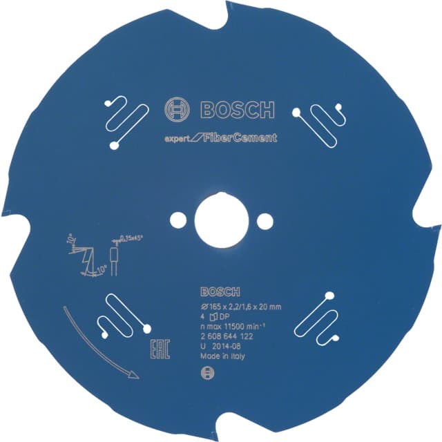 CIRKELSÅGKLINGA EXP FIBER CEM 165X20X2,2MM 4T | Beijerbygg Byggmaterial
