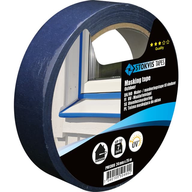 FÖNSTERMASKERING BLÅ 24MM 25M | Beijerbygg Byggmaterial