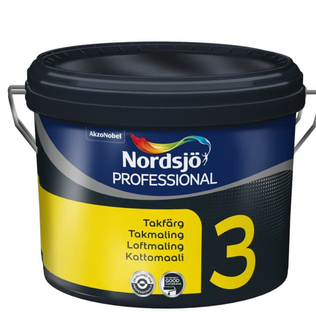 TAKFÄRG PRO 3 NORDSJÖ BW 5L | Beijerbygg Byggmaterial