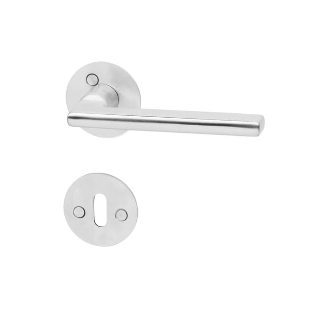 DÖRRHANDTAG AMSTERDAM KOMBI INNERDÖRR ROSTFRI SB | Beijerbygg Byggmaterial