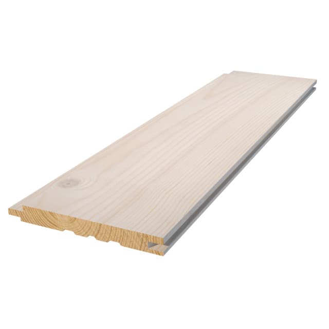 PANEL TREND SLÄT VITVAX FURU ÄNDSP 13X120X4800 8ST/BNT | Beijerbygg Byggmaterial