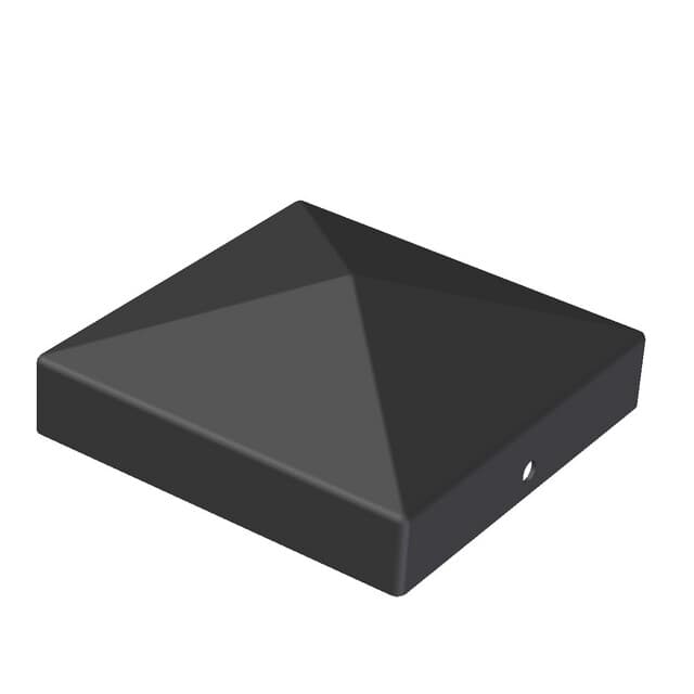 STOLPLOCK SVART 136X136MM | Beijerbygg Byggmaterial